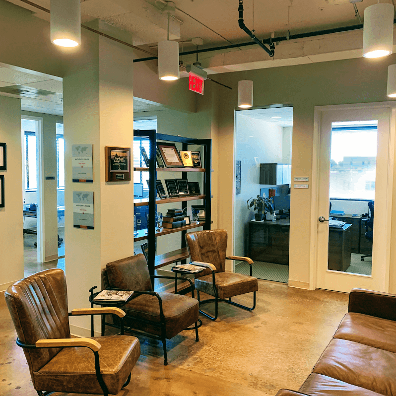 Kalka Law Group personal injury lawyers in Atlanta, GA, waiting room