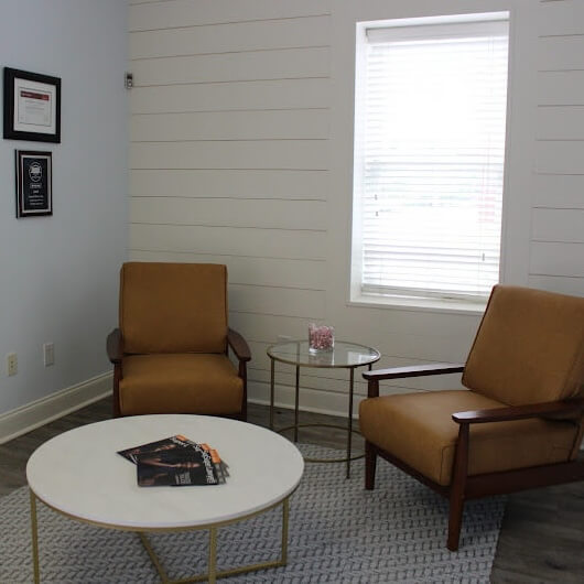Kalka Law Group personal injury lawyers in Lawrenceville, GA, waiting room